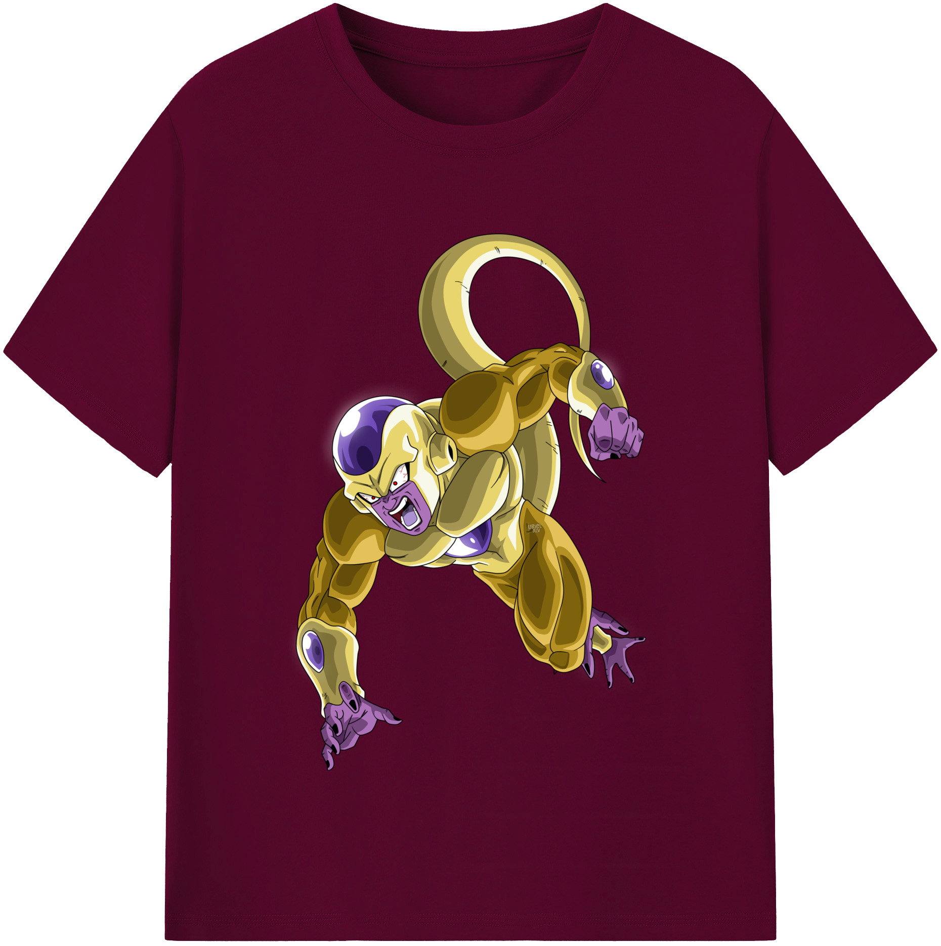 （画像用） ドラゴンボール フリーザ DRAGON BALL Frieza レディースカジュアルプリントTシャツ（綿100％）